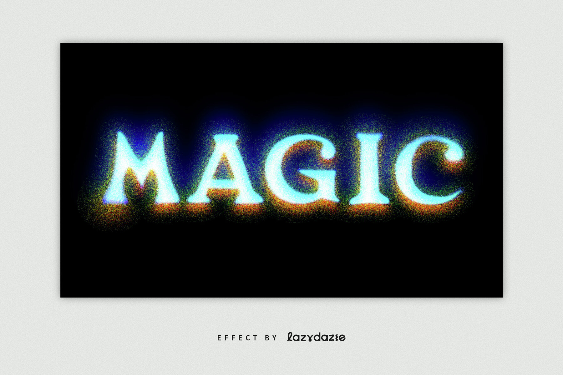 Dissolving Text Effect Mockup 5