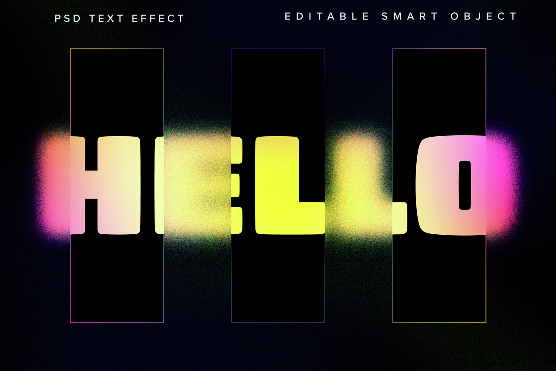 Frosted Glass Texture Text Effect Mockup 1