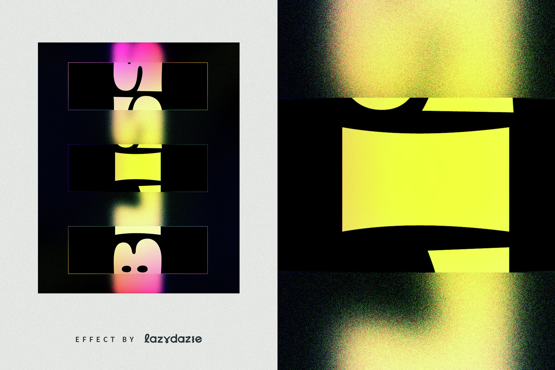 Frosted Glass Texture Text Effect Mockup 6