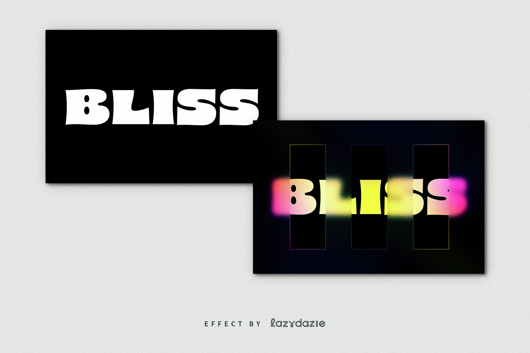 Frosted Glass Texture Text Effect Mockup 7