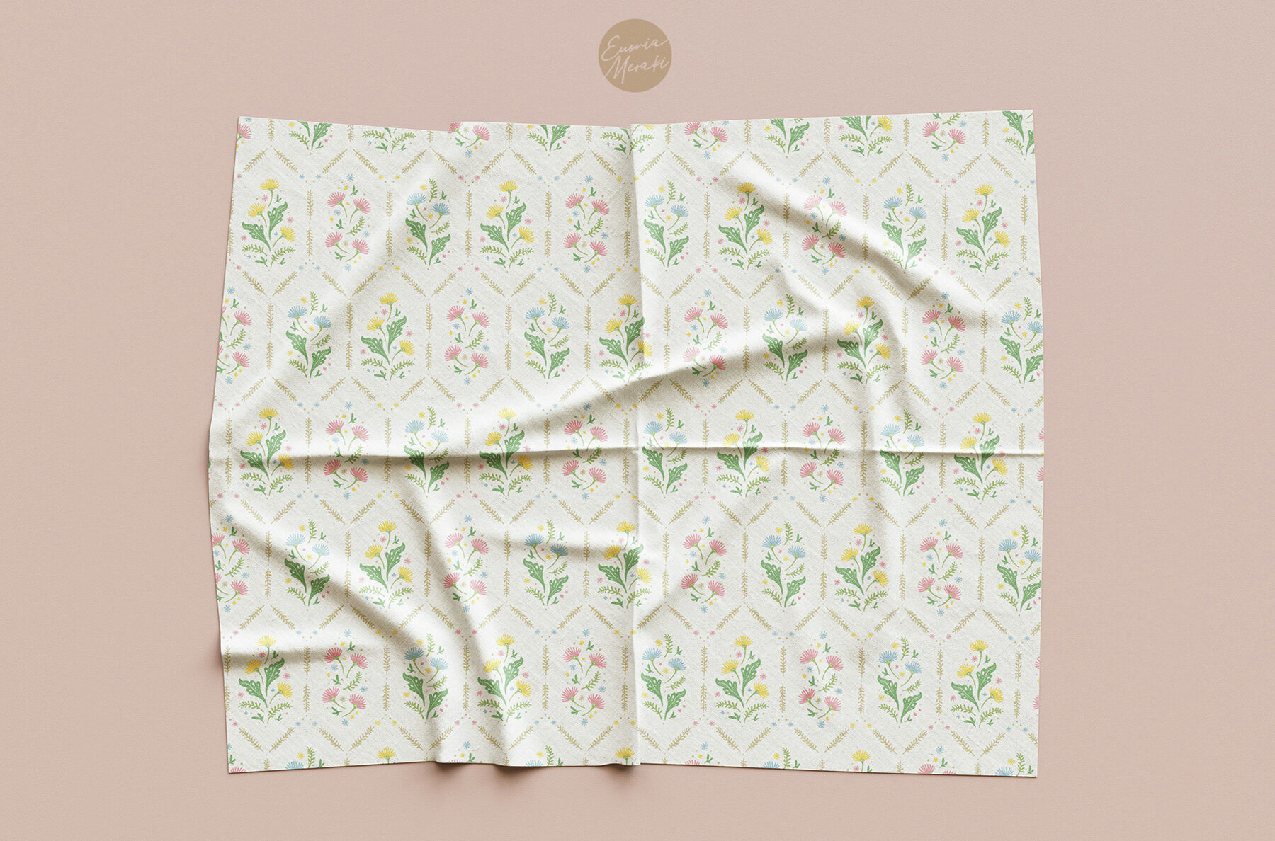 Cottagecore Pattern 2 Vintage Floral 2