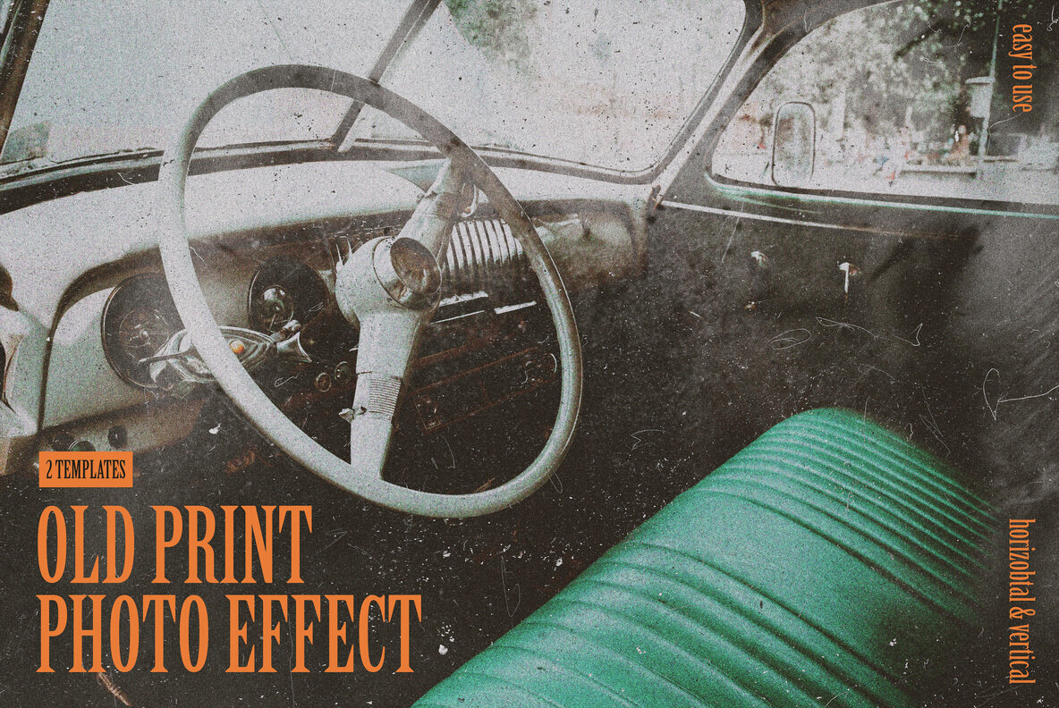 Old Printed Photo Effect 1