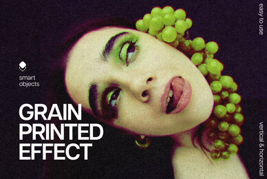Grain Print Photo Effect