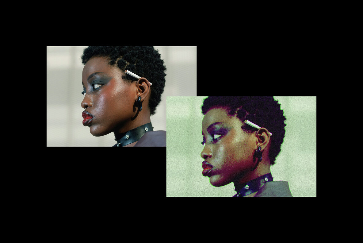 Grain Print Photo Effect 2