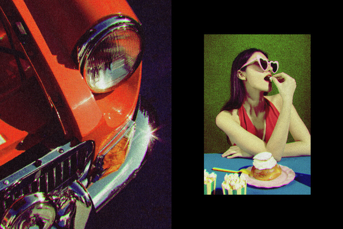 Grain Print Photo Effect 6