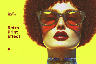 Old Magazine Photo Effect