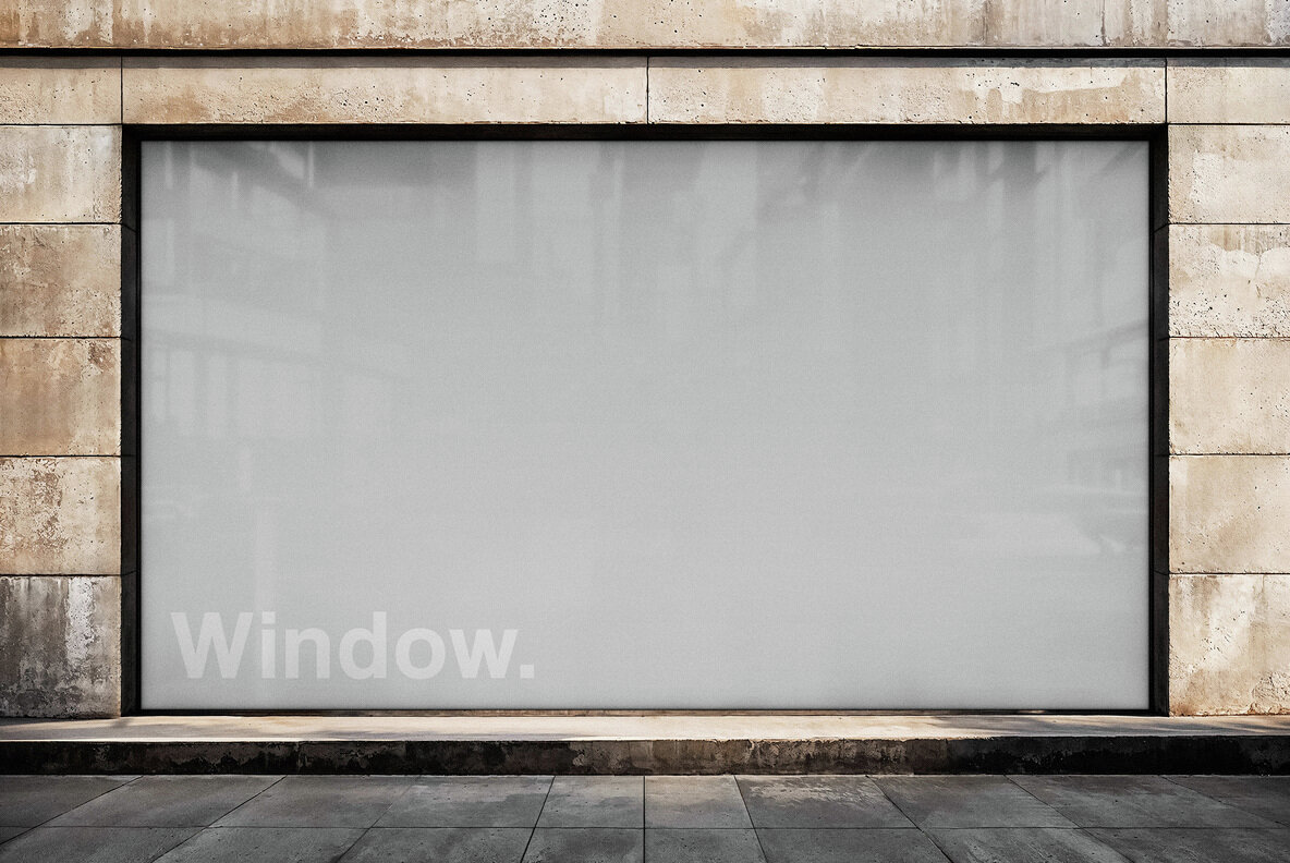 Storefront Window Mockup 4