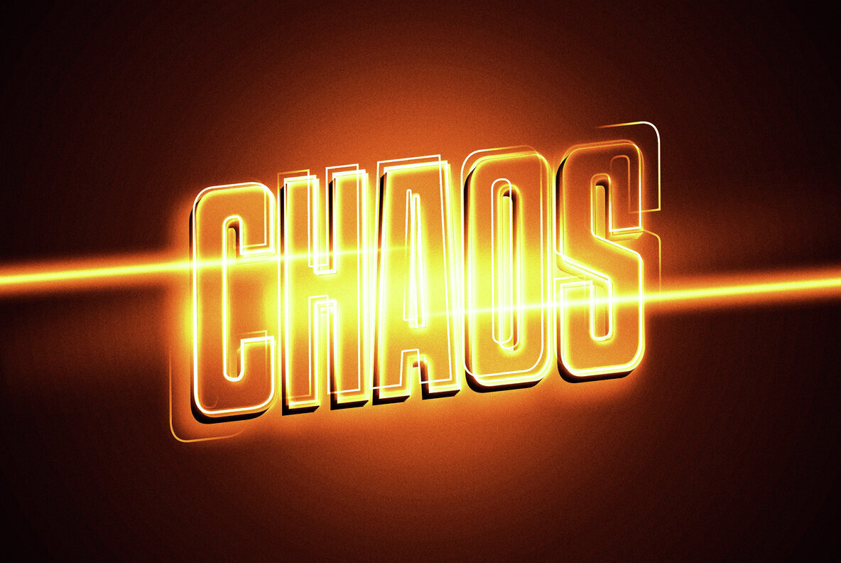 Colored Neon Light Text Effect 2