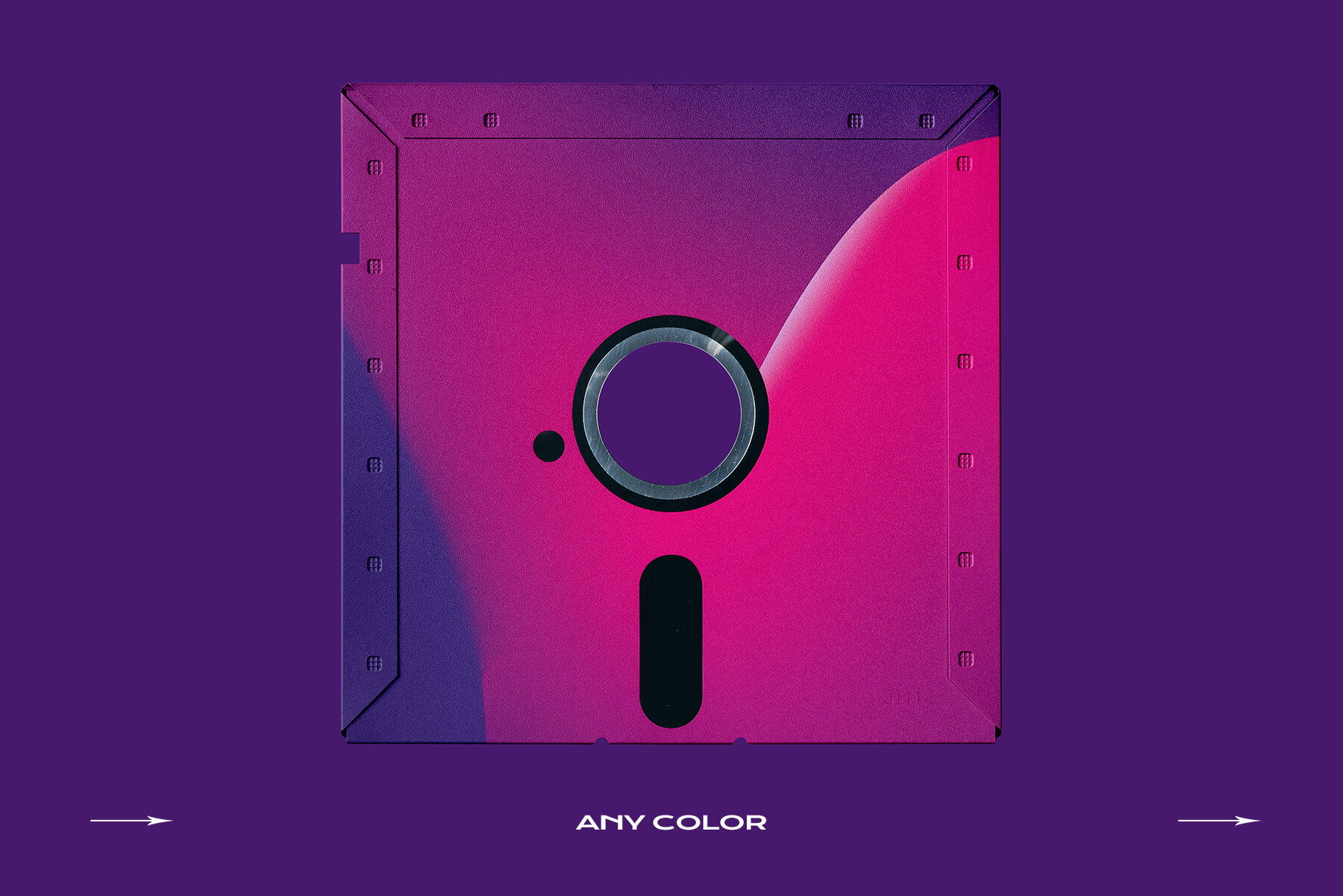 Floppy Disk Retro Mockup Template Bundle 21