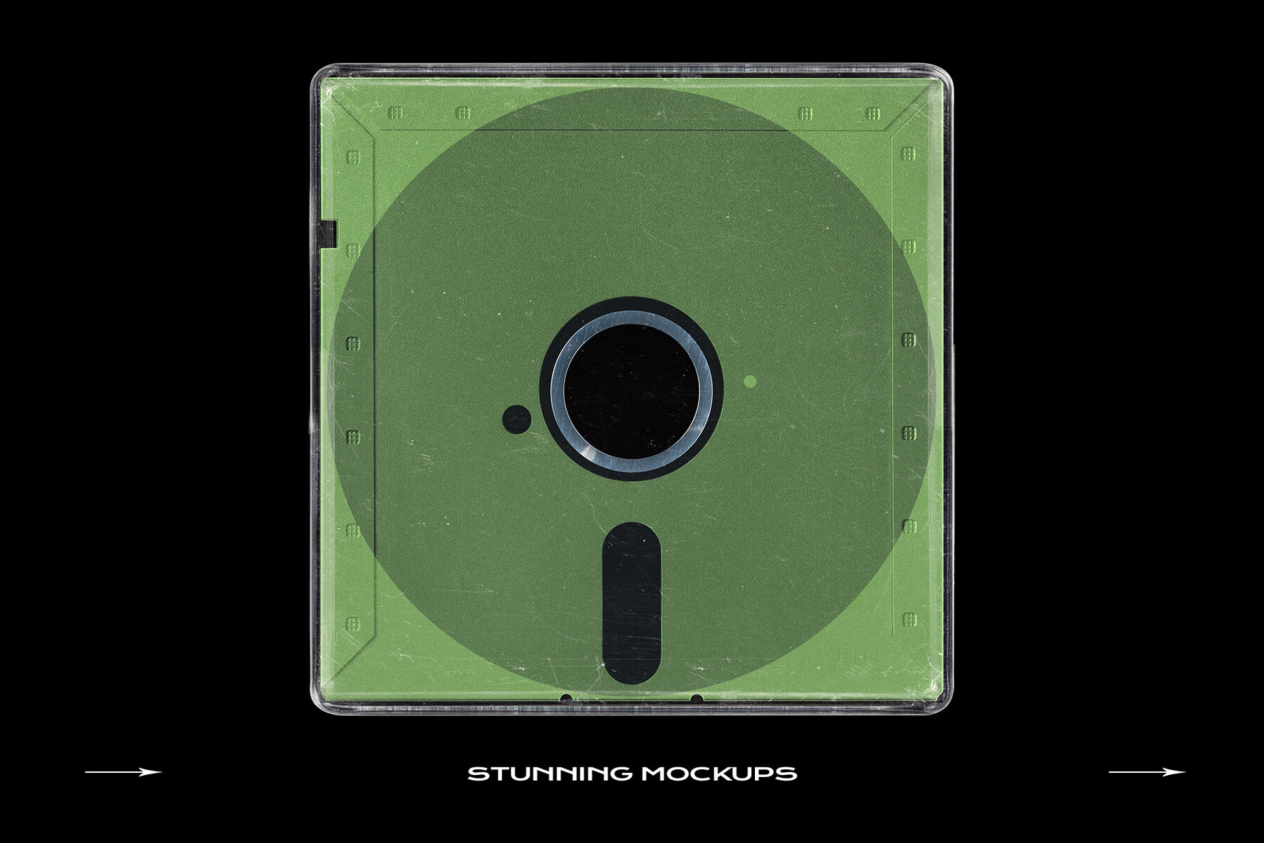 Floppy Disk Retro Mockup Template Bundle 22