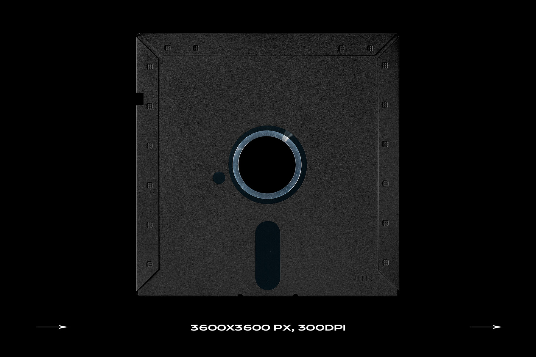 Floppy Disk Retro Mockup Template Bundle 25