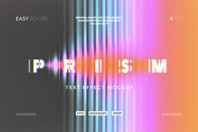 Ribbed Glass Text and Logos Effect