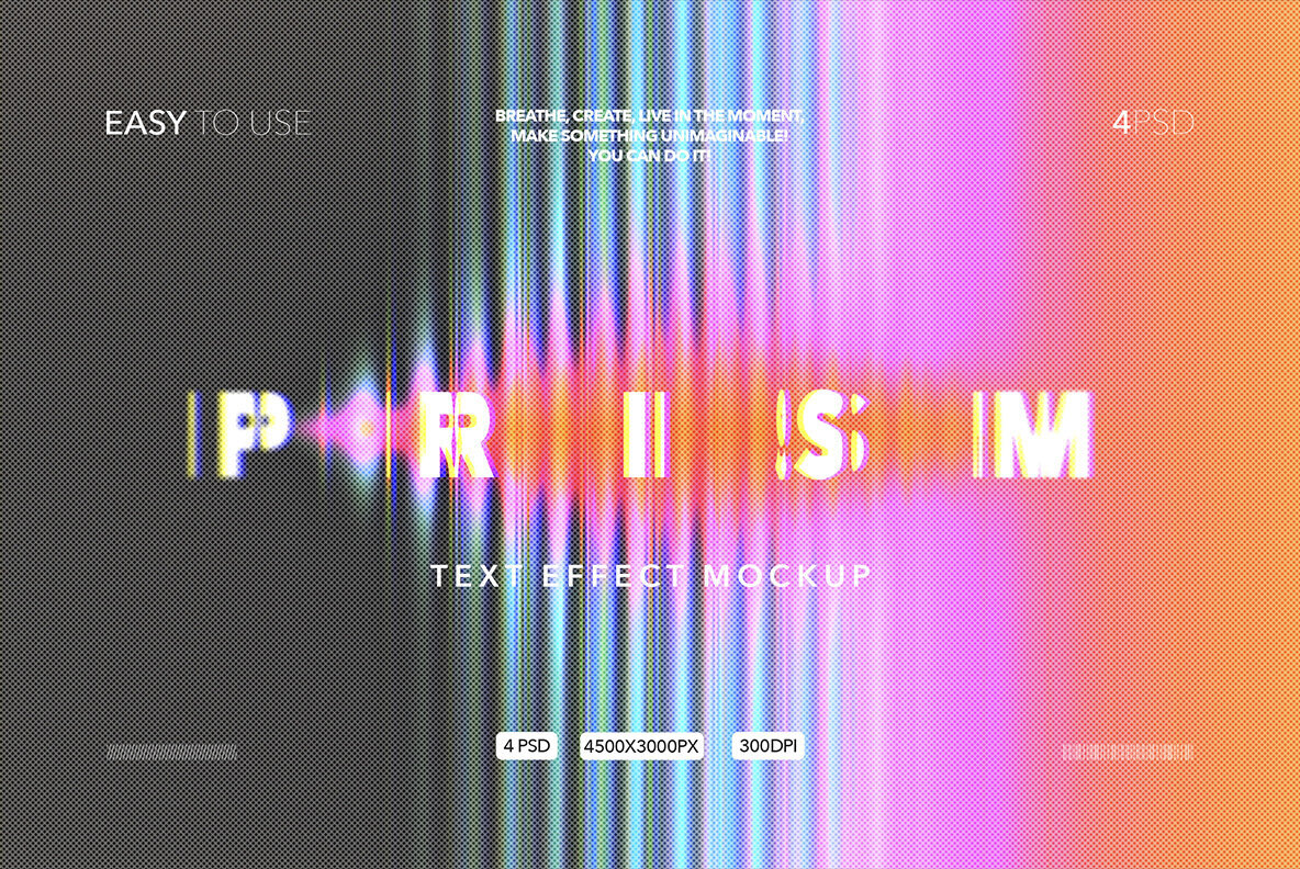 Ribbed Glass Text and Logos Effect 1