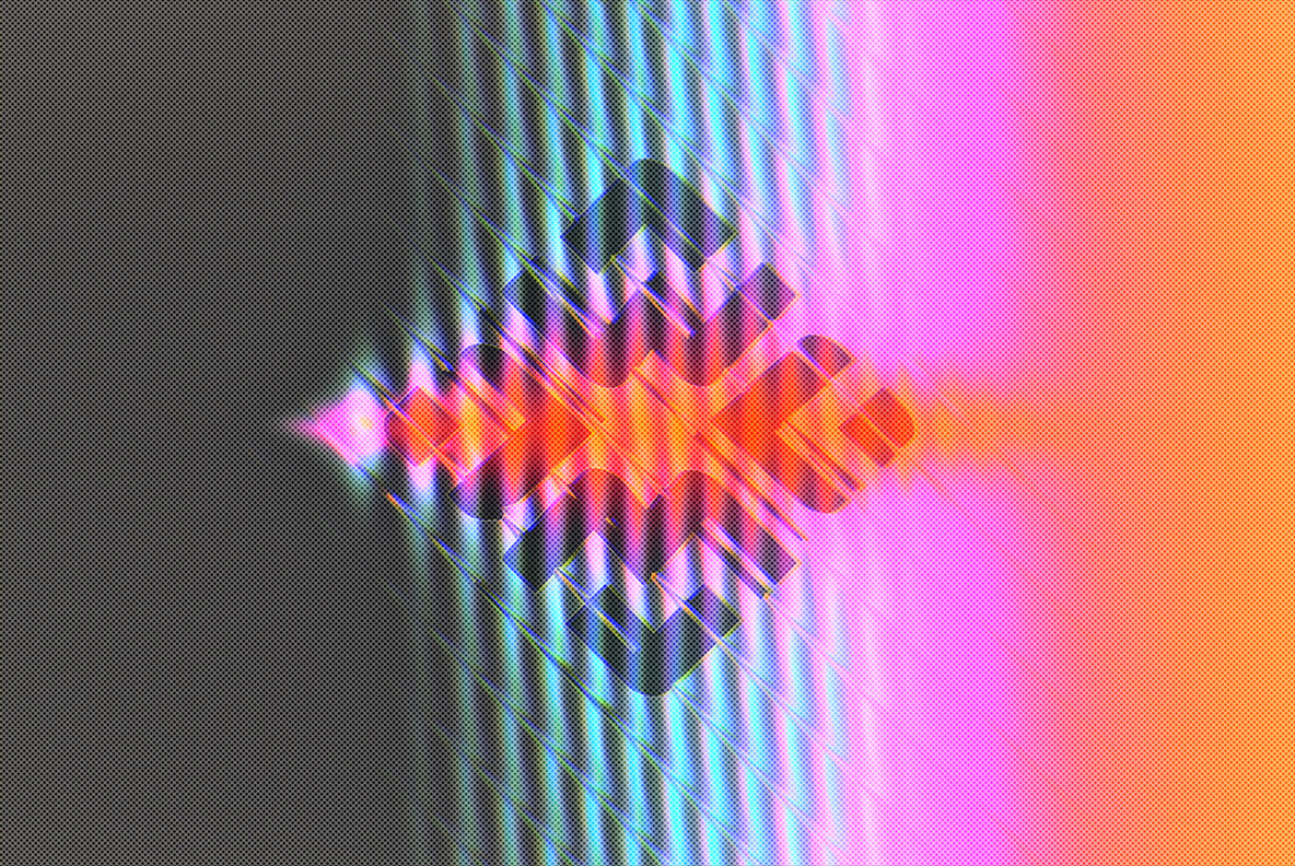 Ribbed Glass Text and Logos Effect 6