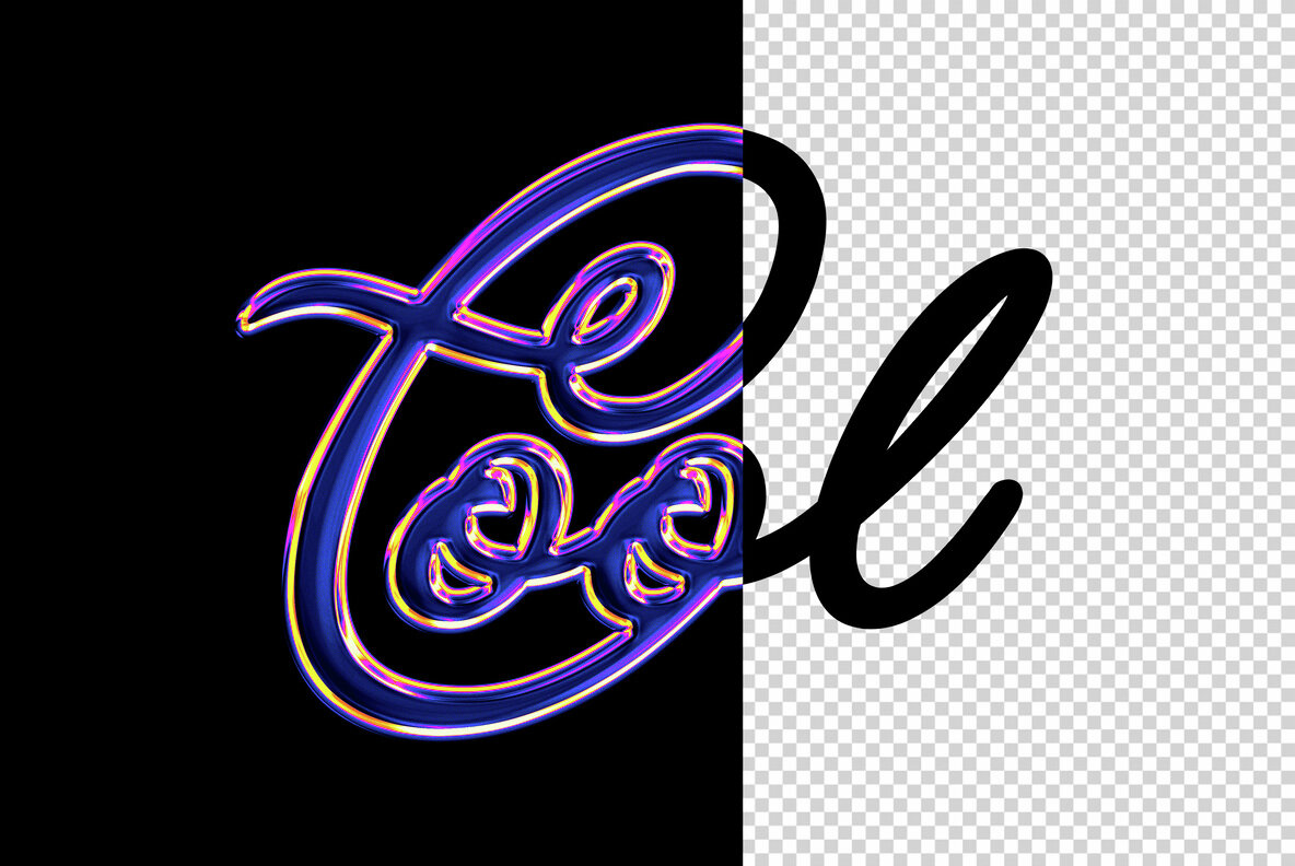 Hippie Bright Chrome Text Effect 4