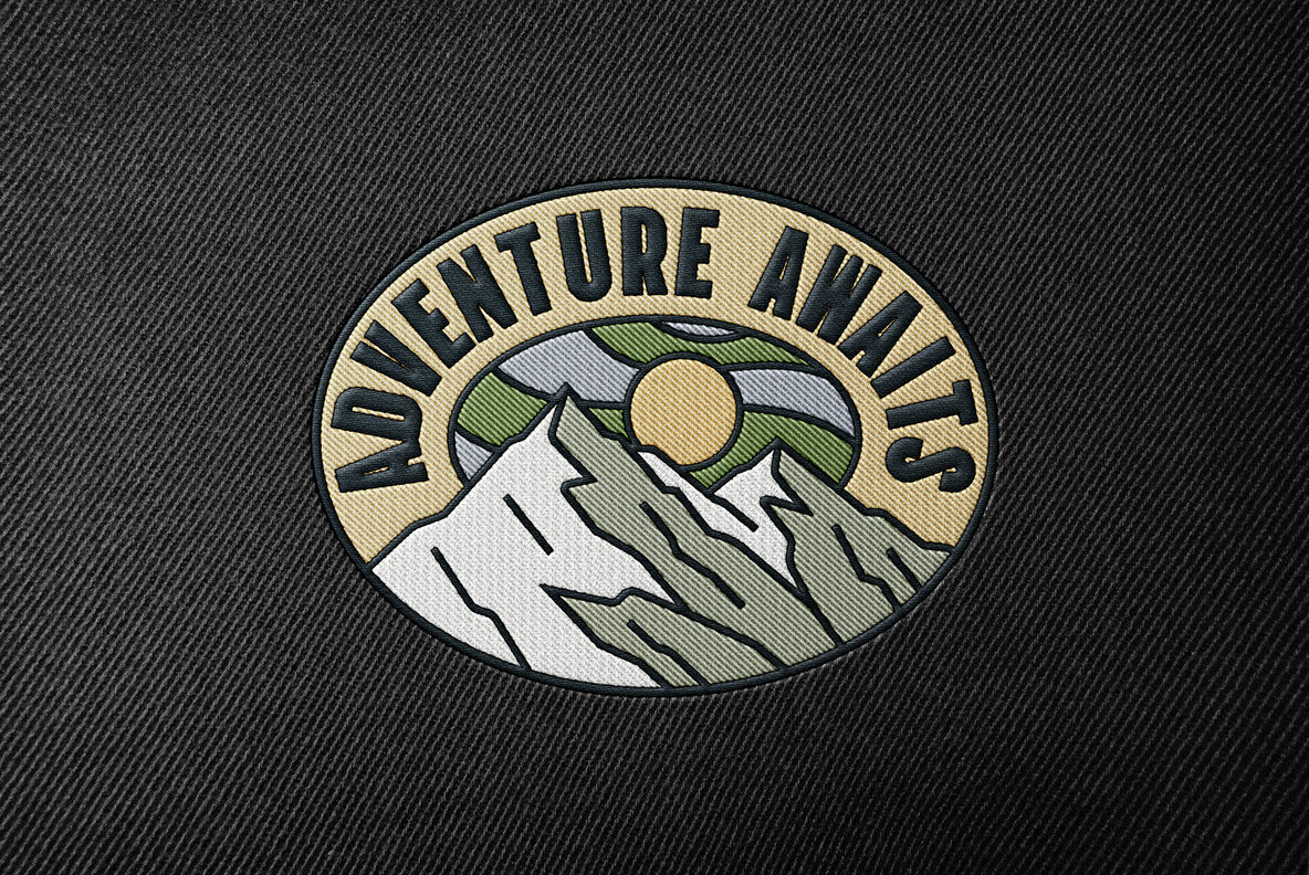Patch Embroidery Logo Mockup 4