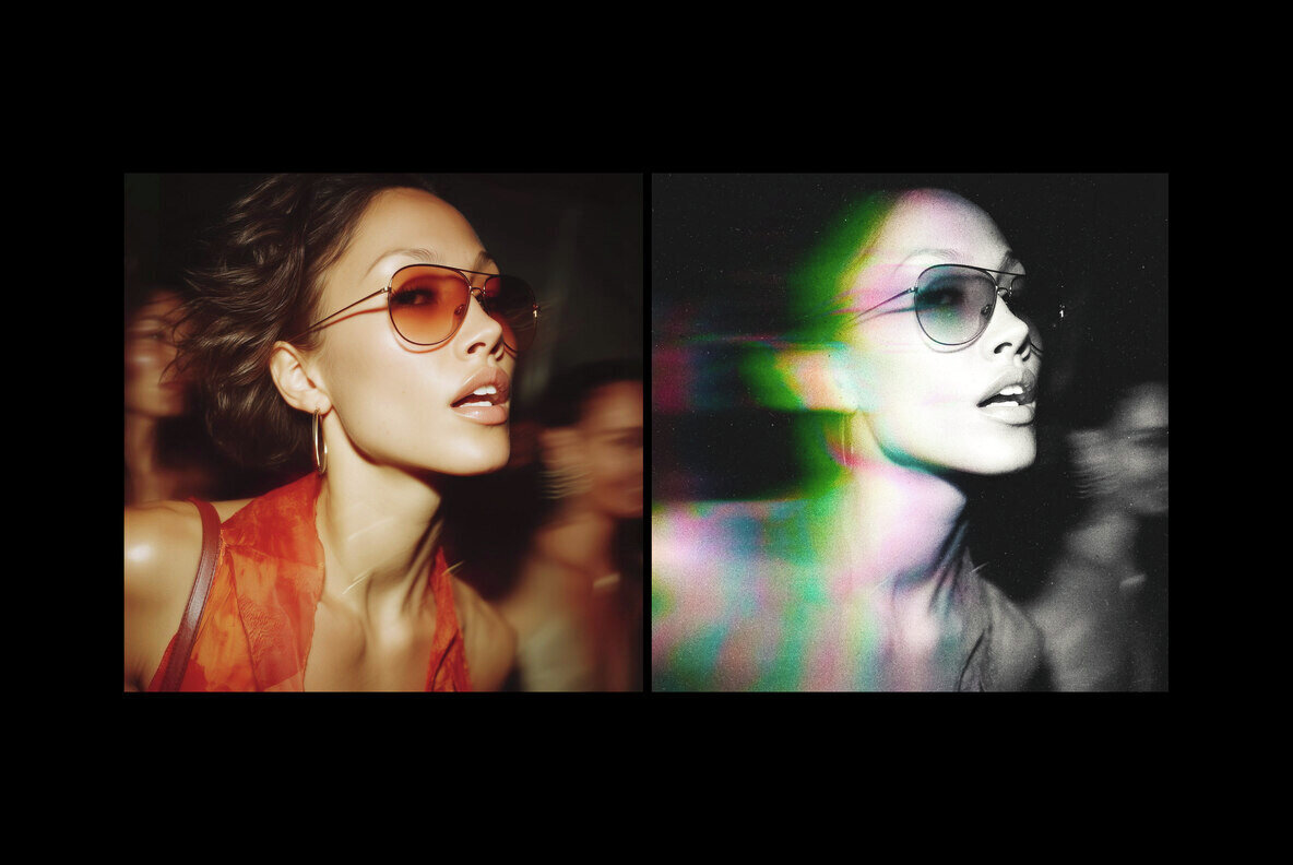 Anaglyph Blur Photo Effect 2