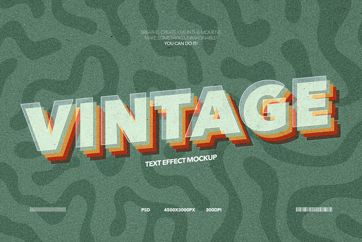 Vintage Text Effect 1