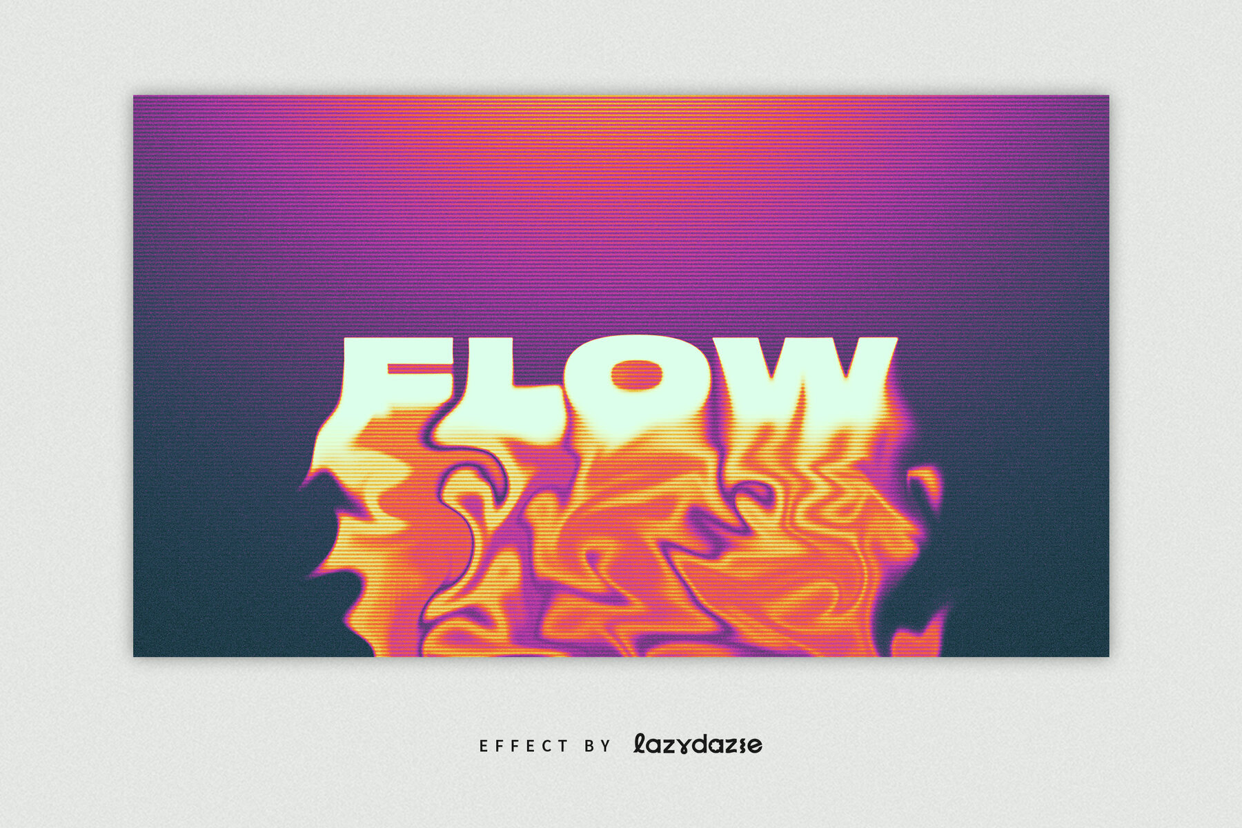 Liquid Text Effect Mockup 3