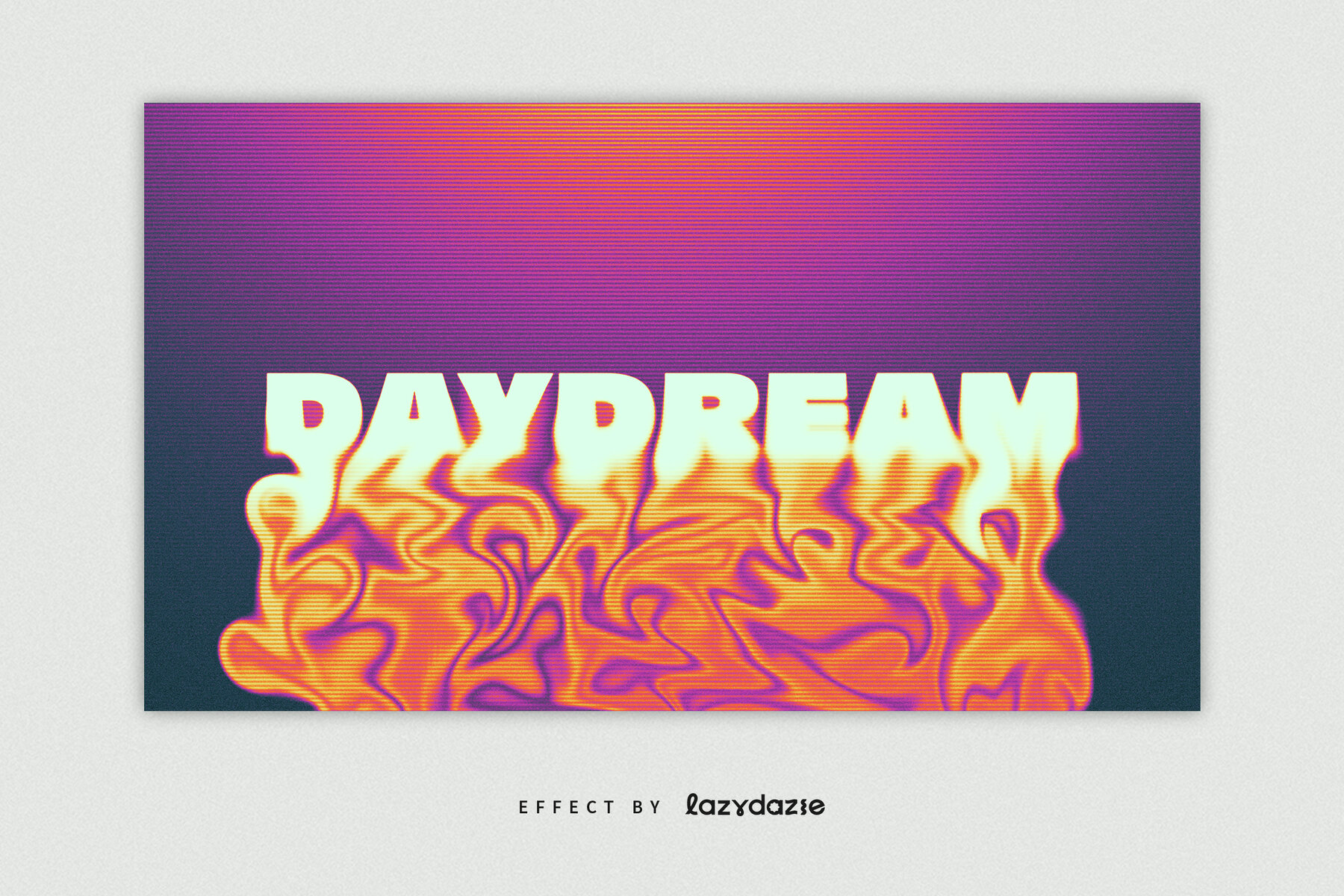 Liquid Text Effect Mockup 5