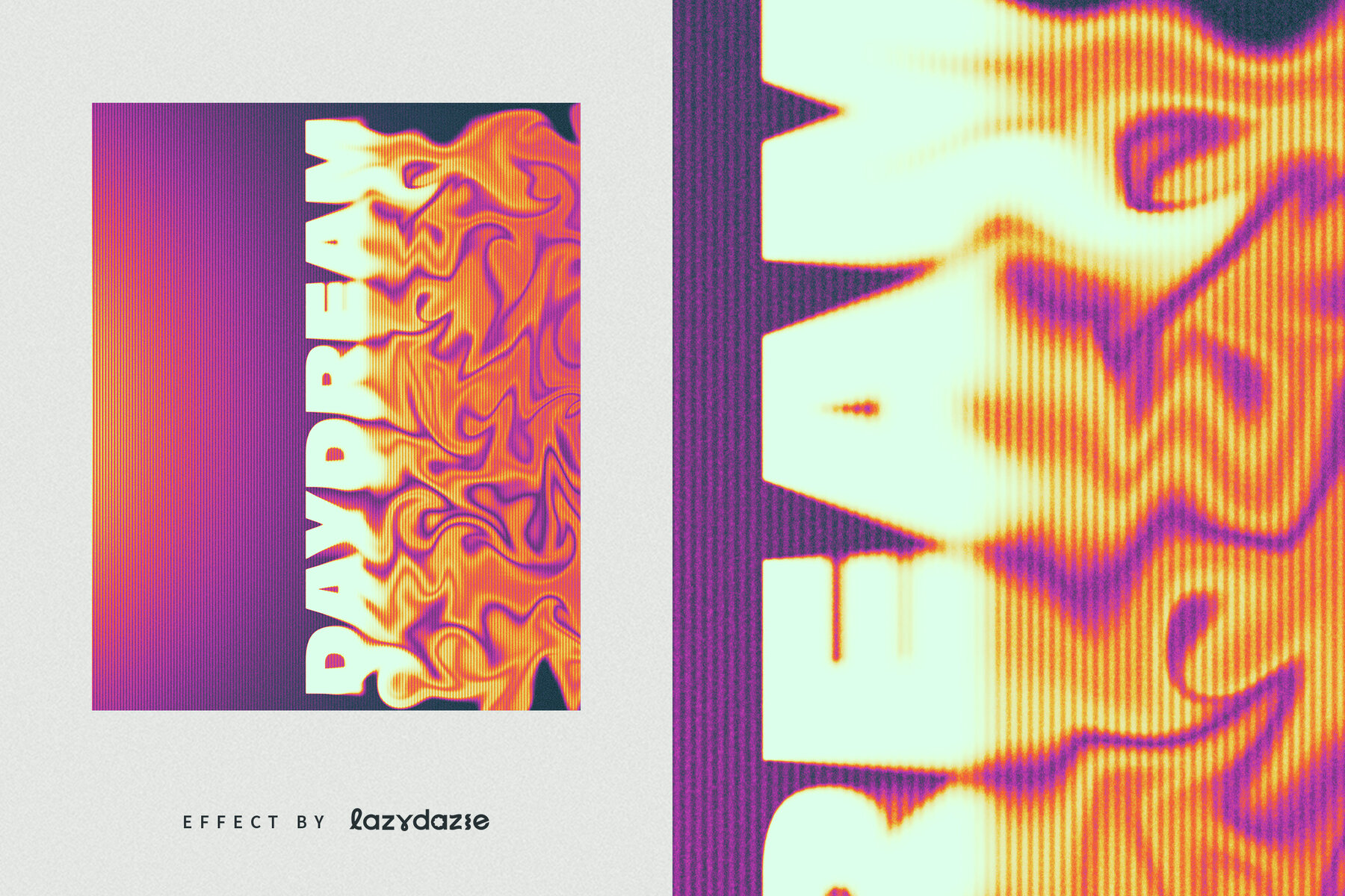 Liquid Text Effect Mockup 6