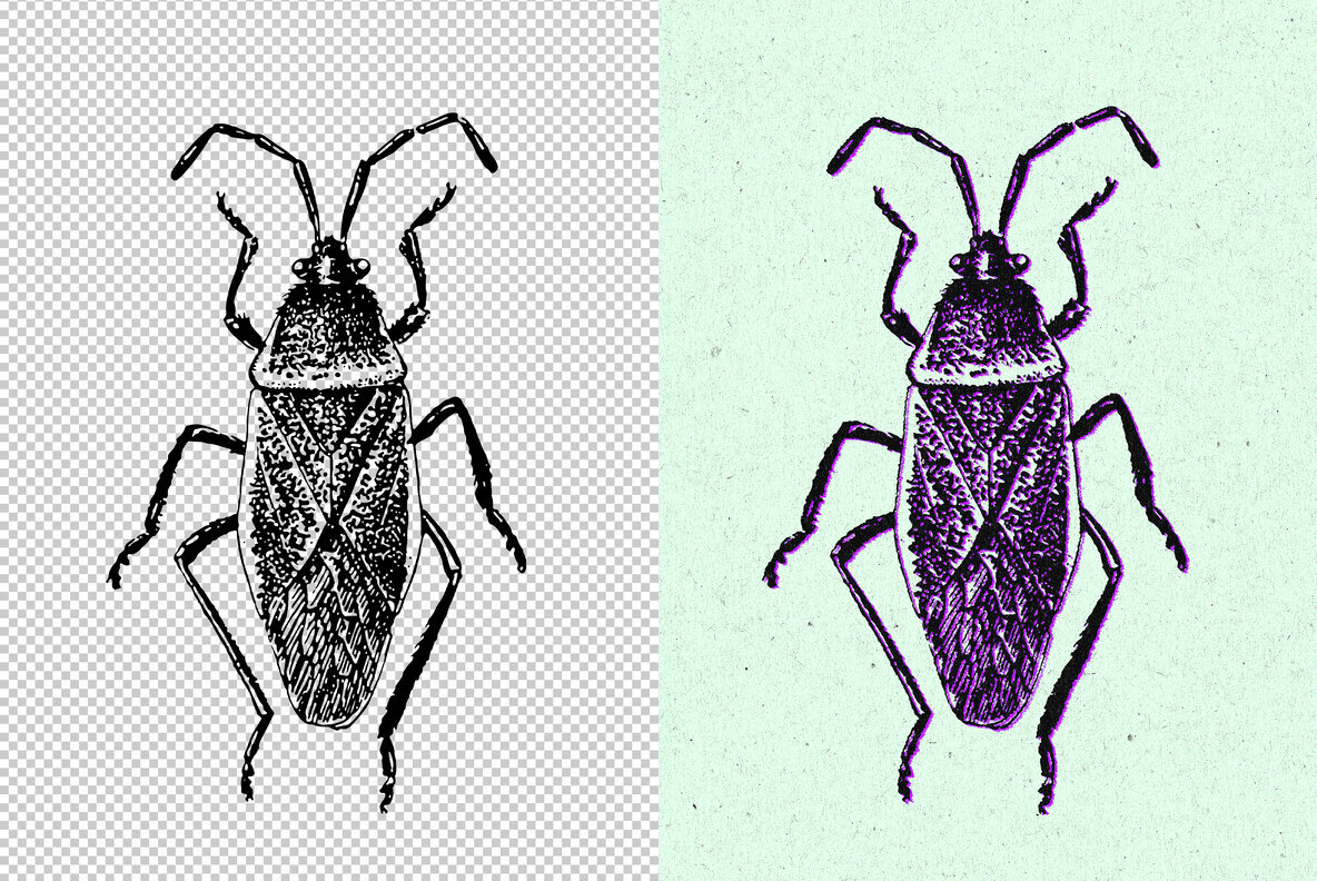 Grunge Printing Effect 2