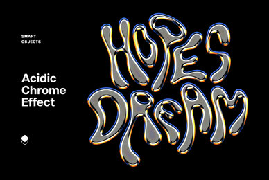 Acidic Oily Chrome Effect