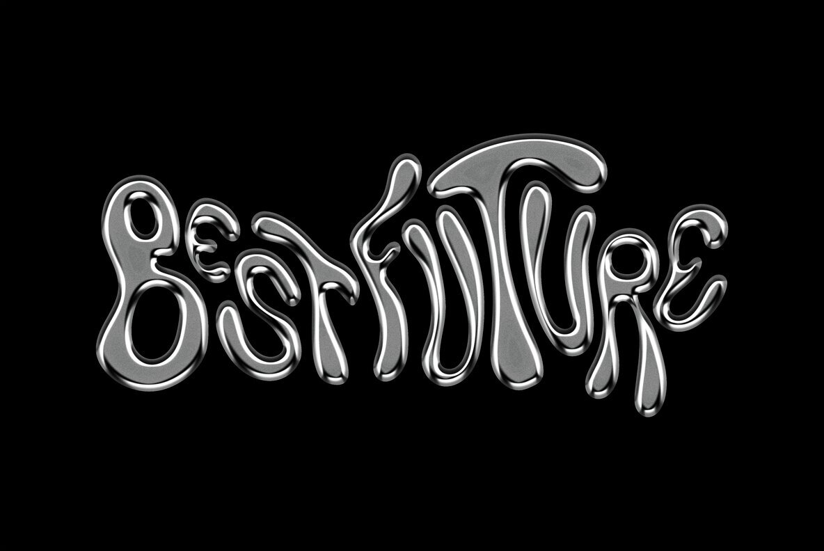 Acidic Oily Chrome Effect 3