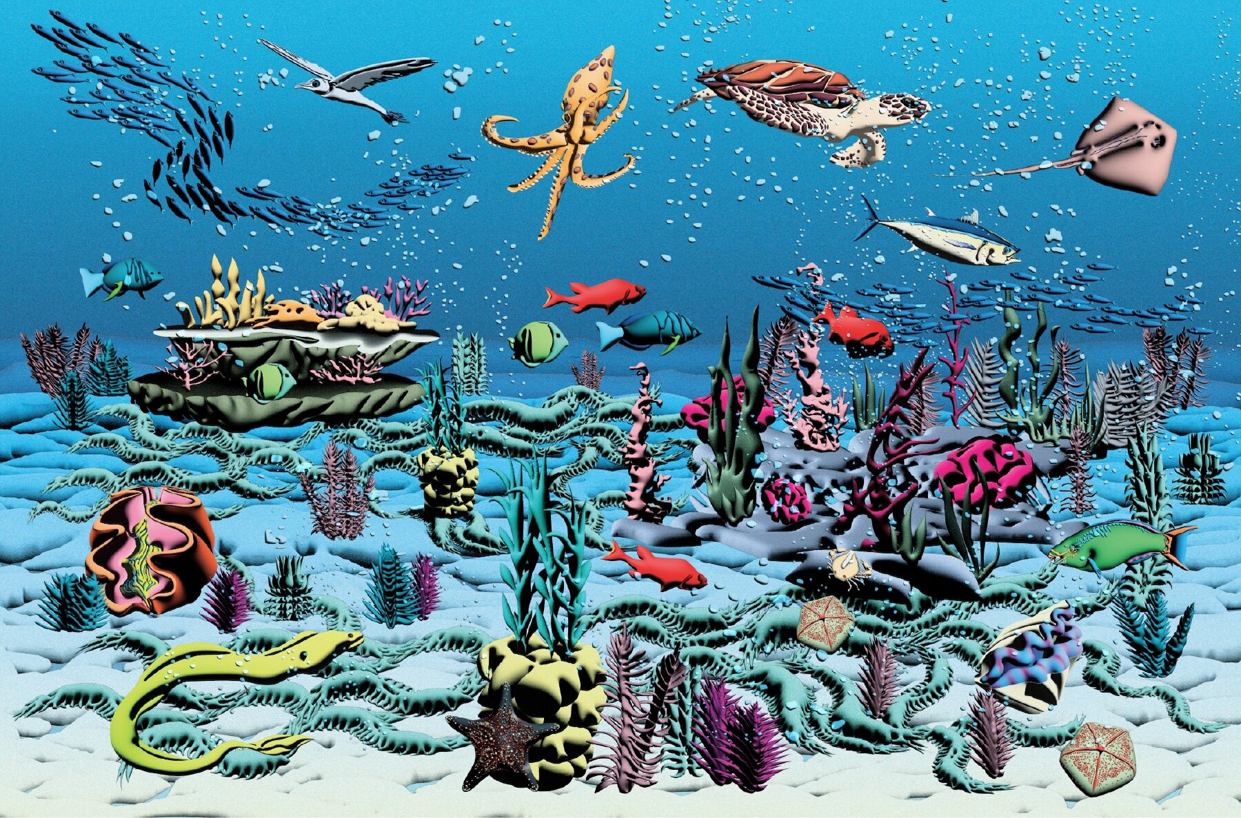 Oceanic 3D Characters   The Sunlight Zone 4