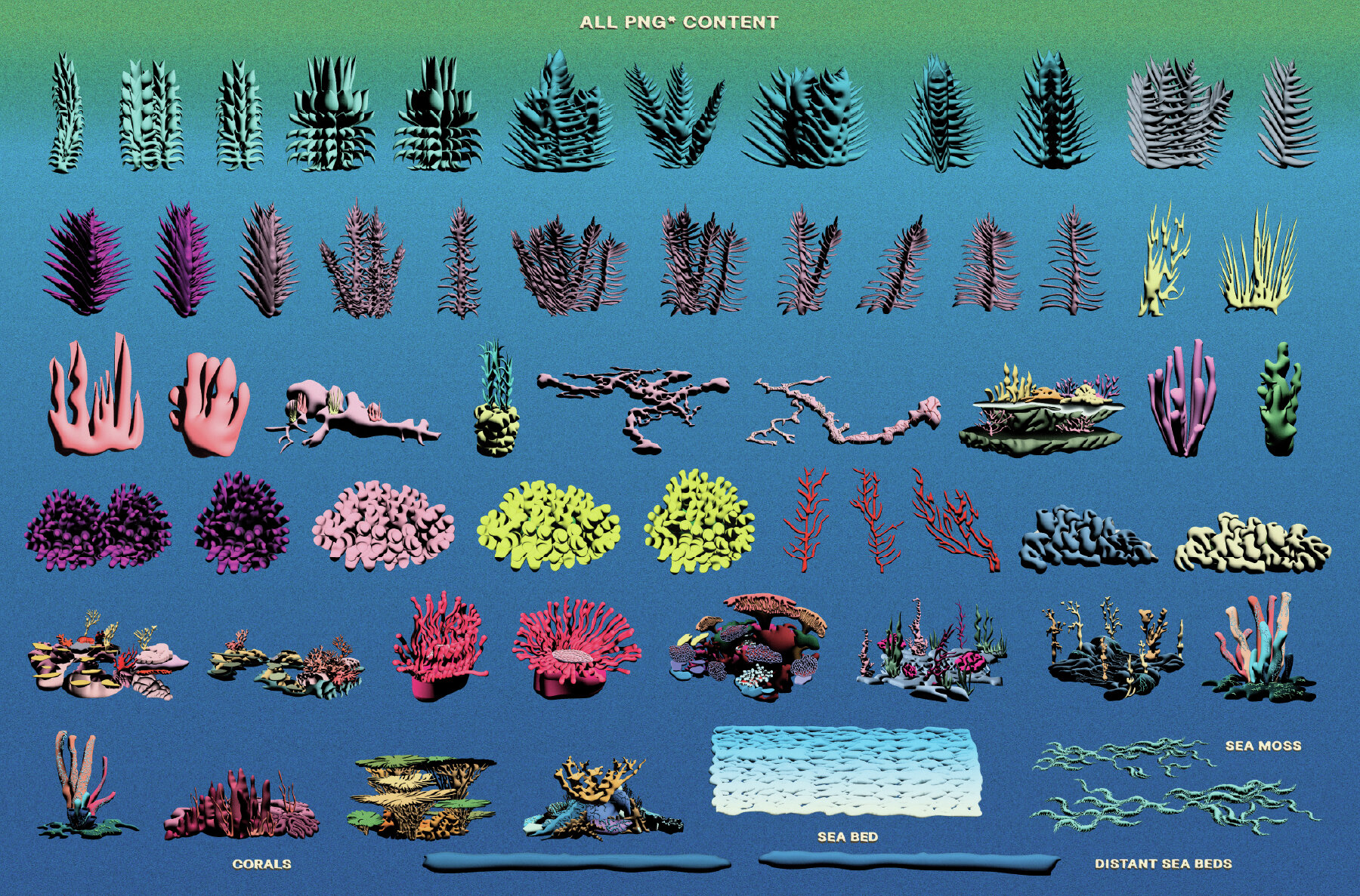 Oceanic 3D Characters   The Sunlight Zone 5