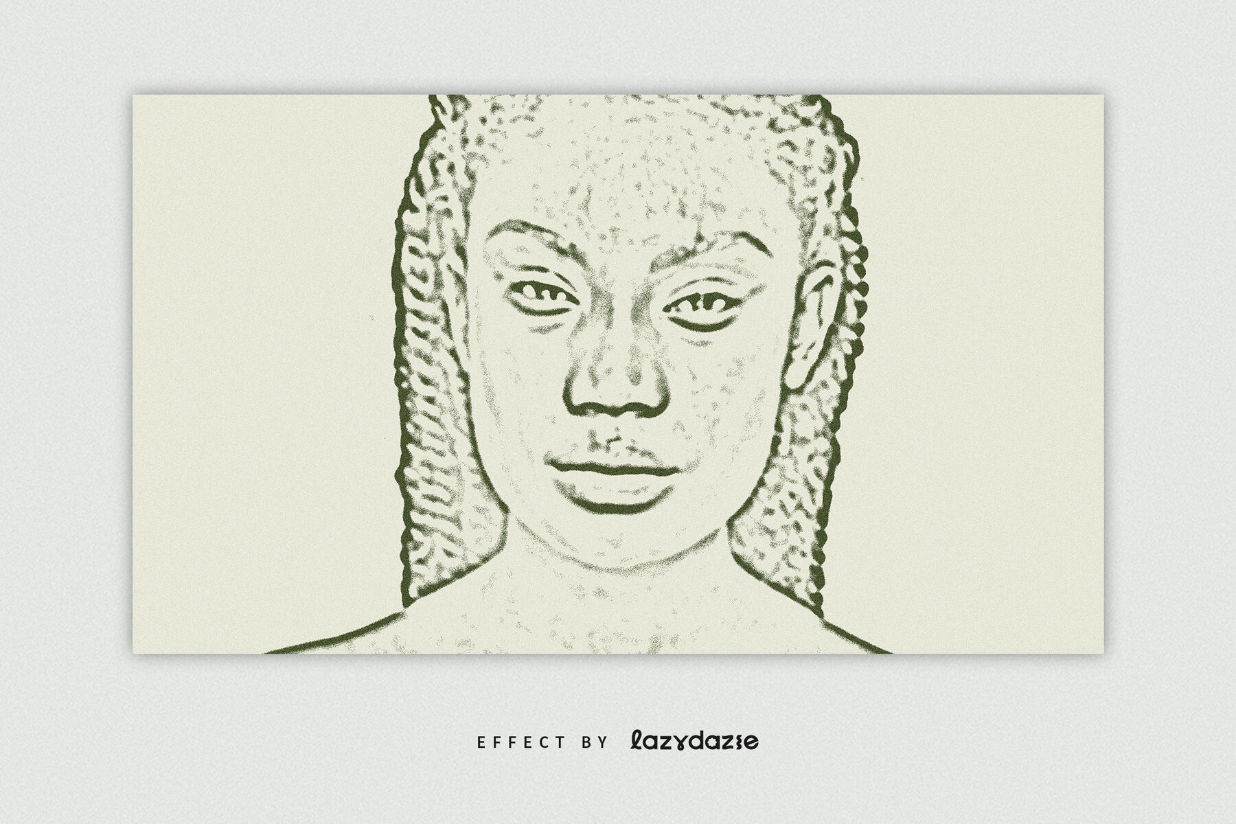 Grunge Stamp Image Effect Mockup 5