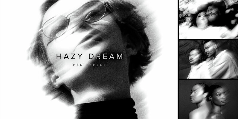 Light Haze Image Effect Mockup