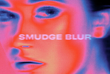 Smudged Blur Image Effect Mockup