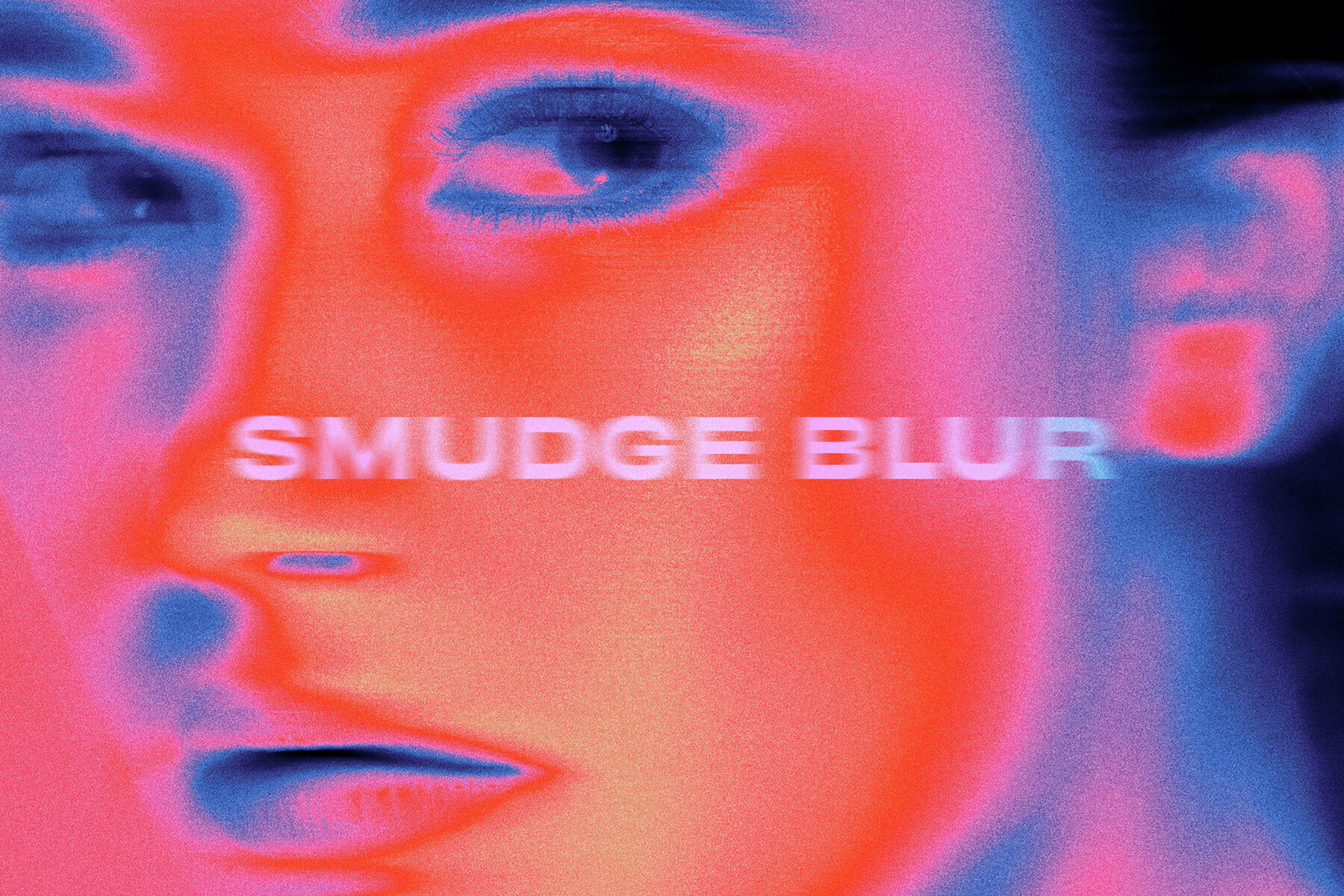 Smudged Blur Image Effect Mockup 1