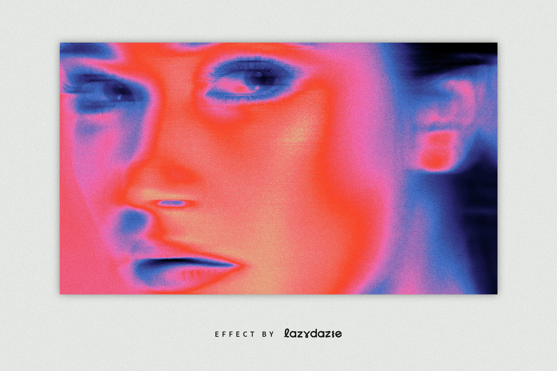 Smudged Blur Image Effect Mockup 3