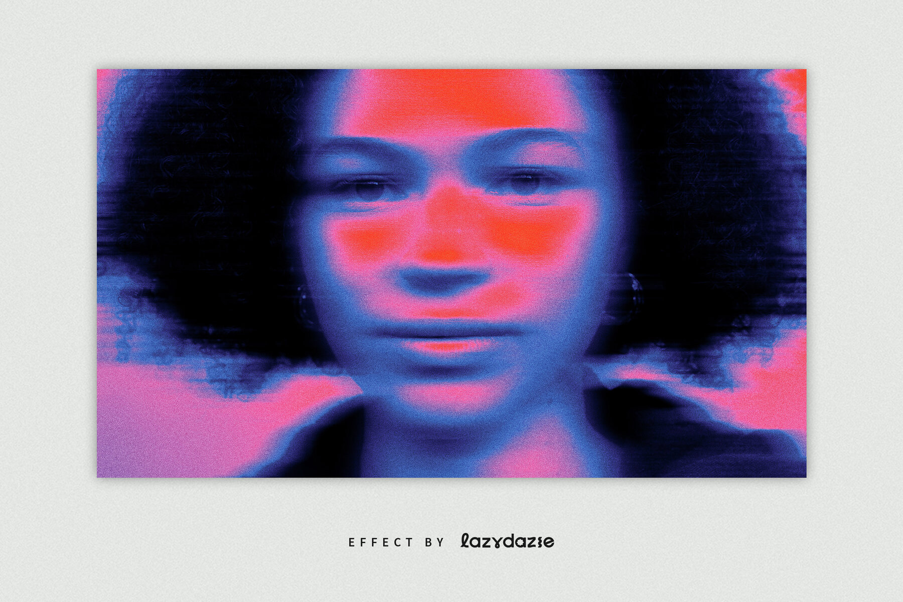 Smudged Blur Image Effect Mockup 5