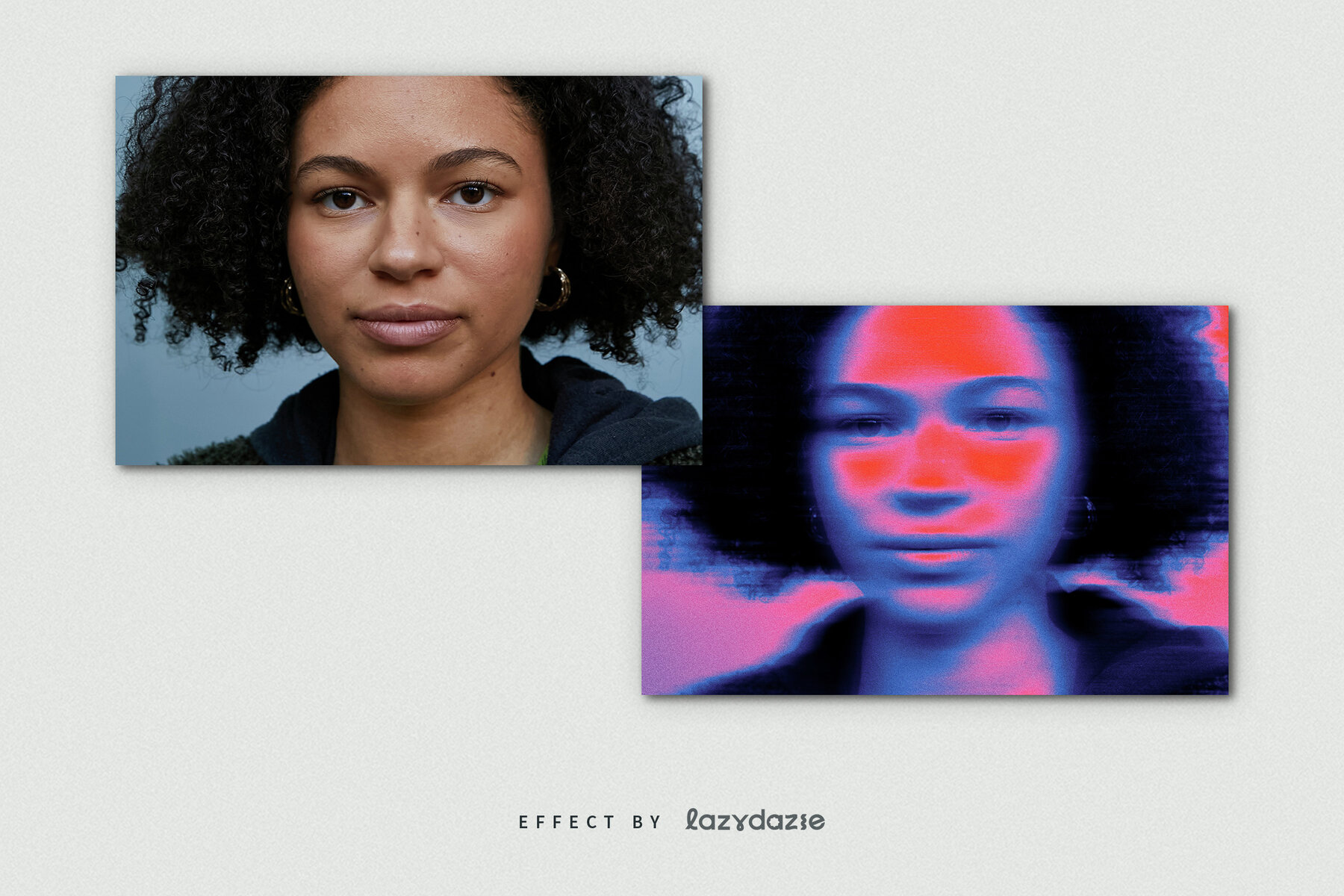 Smudged Blur Image Effect Mockup 8