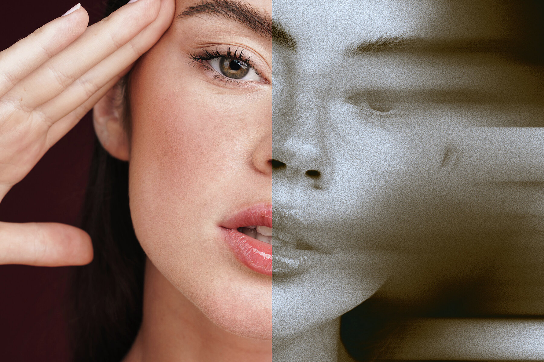 Blur Image Effect Mockup 7