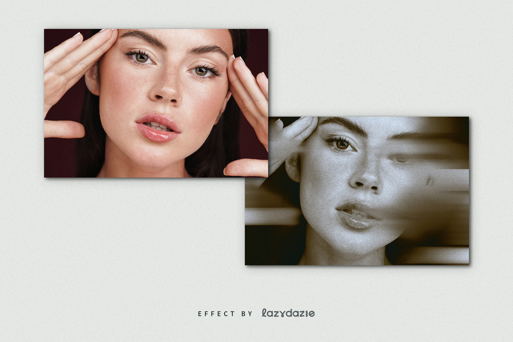 Blur Image Effect Mockup 8