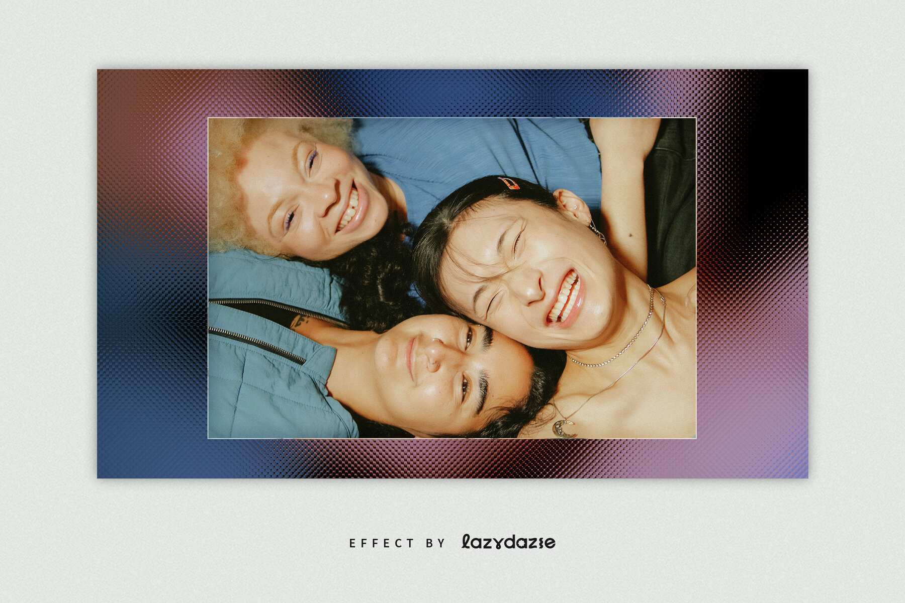 Glass Frame Image Effect Mockup 5