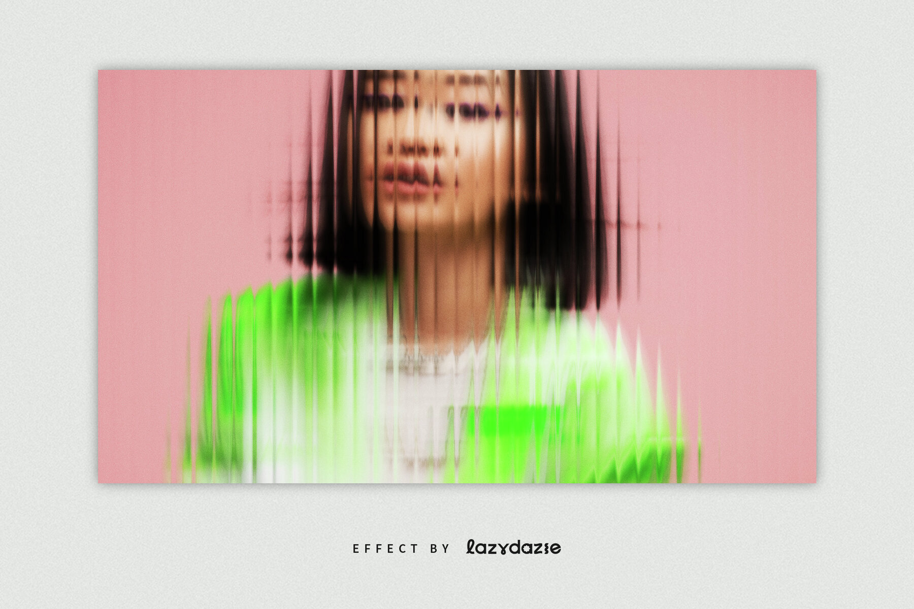 Reeded Glass Image Effect Mockup 2