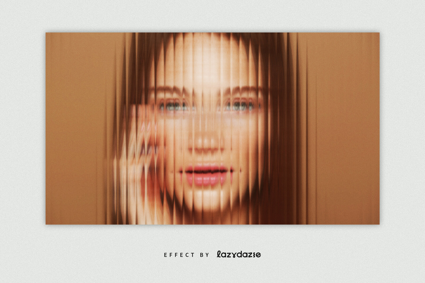 Reeded Glass Image Effect Mockup 3