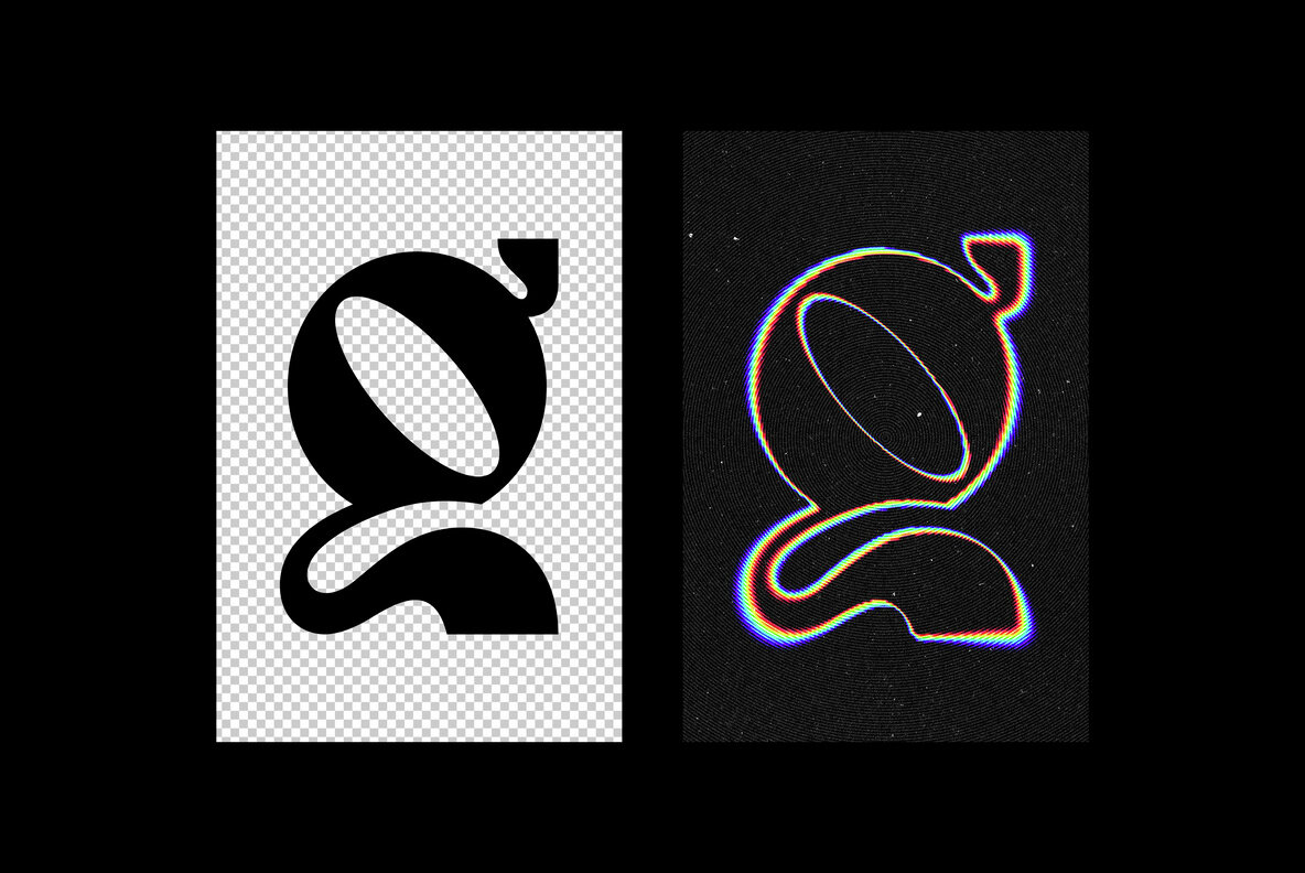 Circle Blur Text and Logo Effect 6