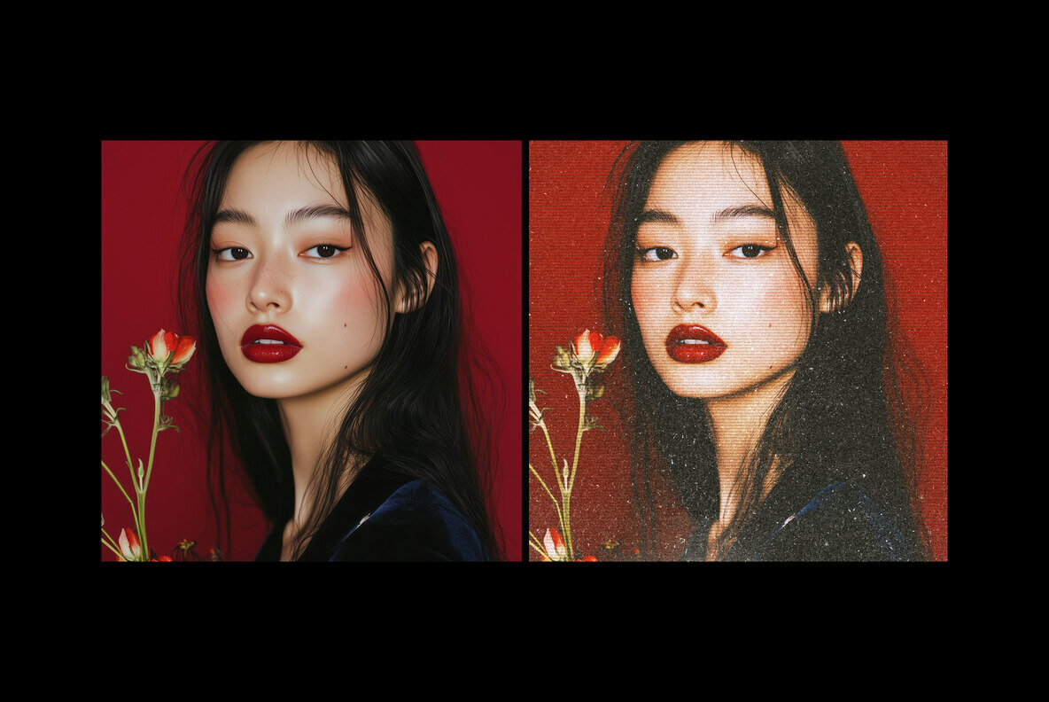 Vintage Postcard Halftone Effect 4