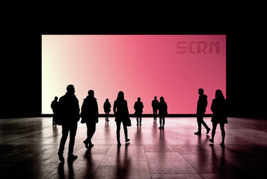 Large Event Screen Mockup