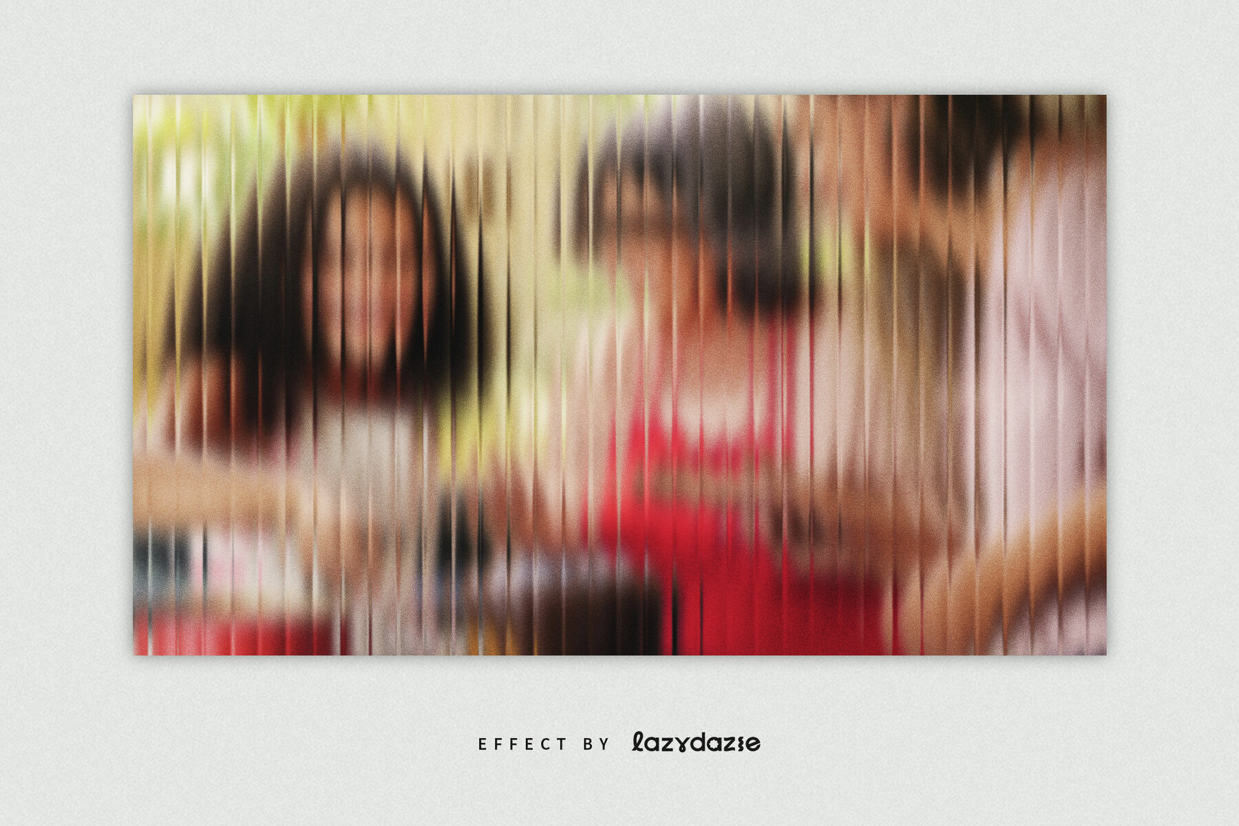 Reeded Glass Image Effect Mockup 3