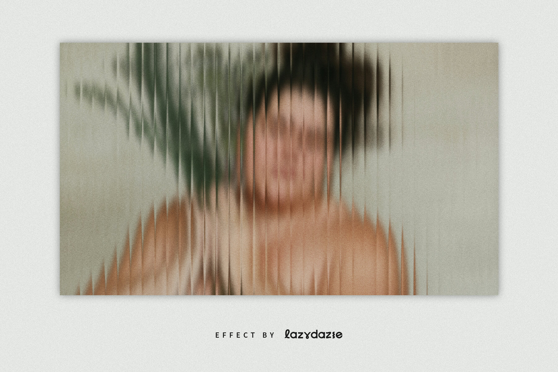 Reeded Glass Image Effect Mockup 4