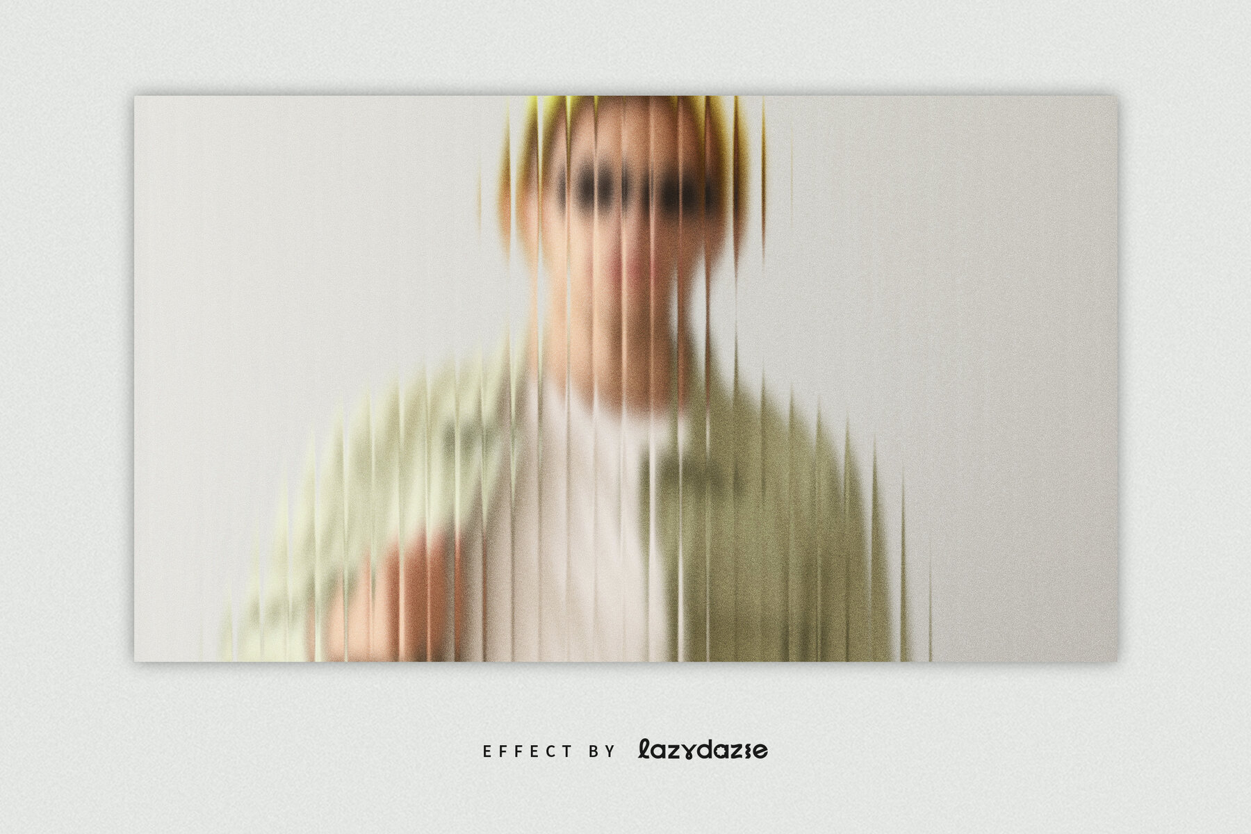 Reeded Glass Image Effect Mockup 5