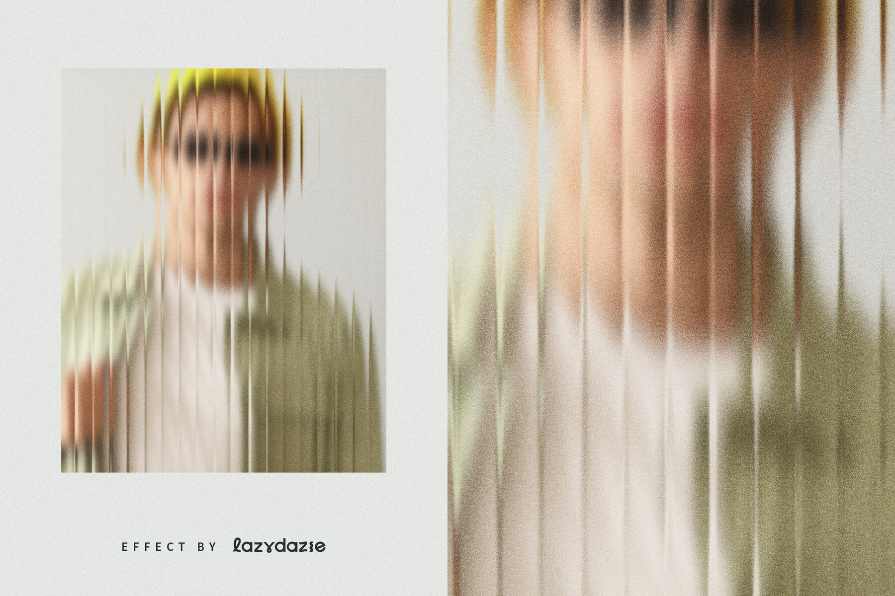 Reeded Glass Image Effect Mockup 6