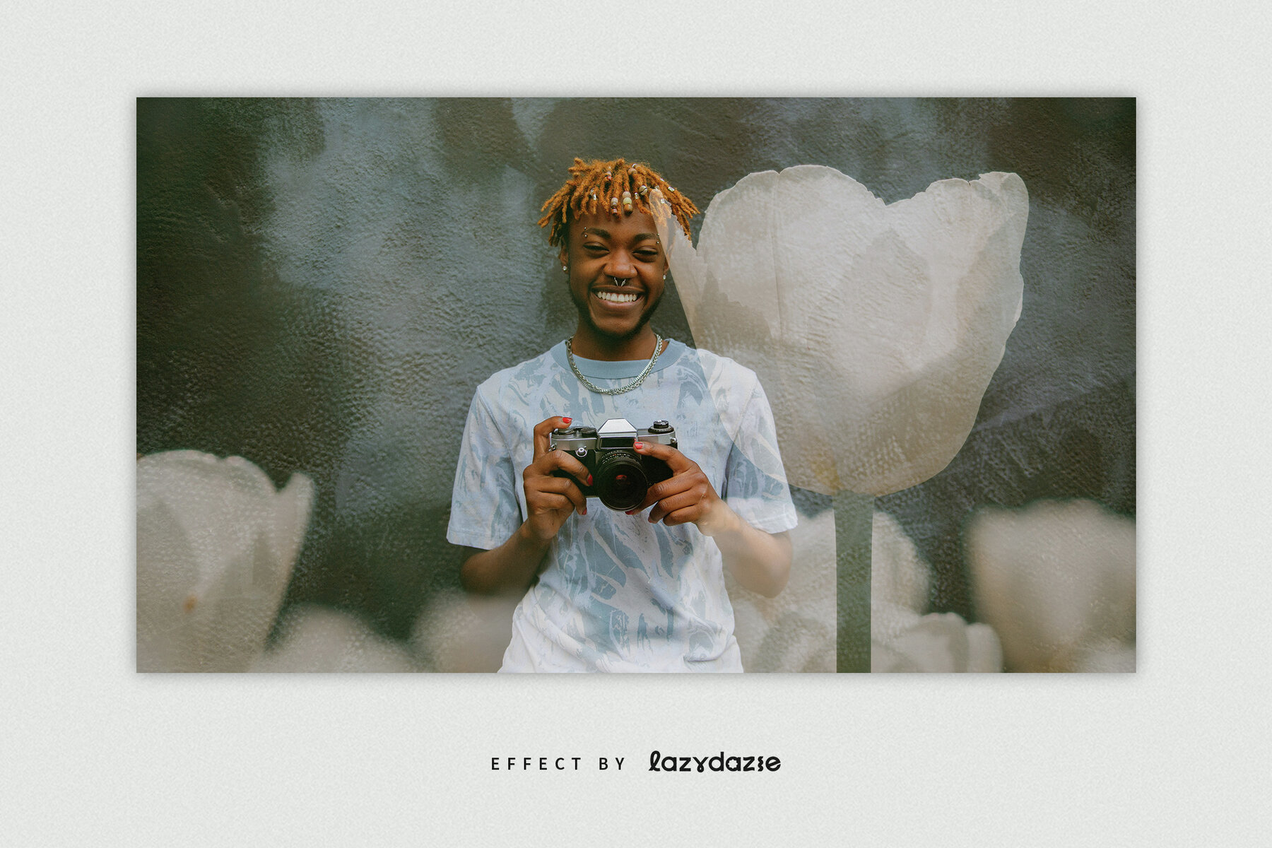 Double Exposure Image Effect Mockup 3